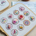 Small Flower Frame Embroidery Set