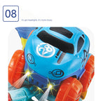 High-speed electric car with lights