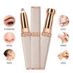 4 In 1 Facial Electric Shaver For Women, Full Body Epilator Rechargeable Eyebrow Nose Bikini Area Hair Clipper