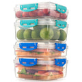 Leak-proof lunch boxes (set of 4)