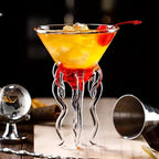 Unique, octopus-inspired cocktail glass