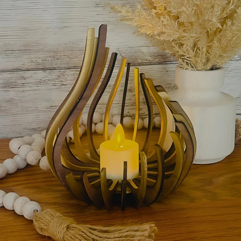 GlimmerDrop Candle Holder