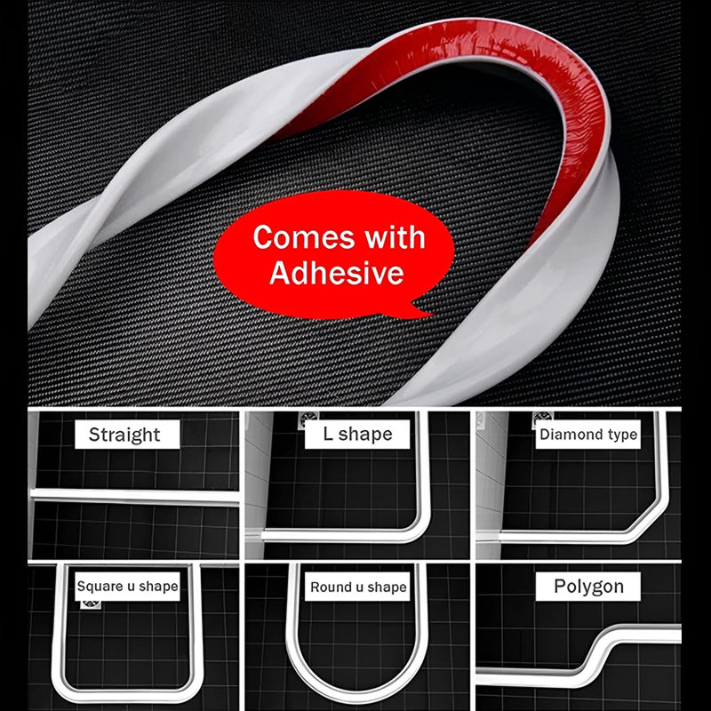 Silicone water-retaining strip