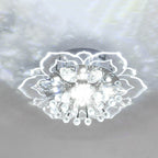 GlowPetal | LED Crystal Ceiling Light | Flower Shaped, RGB Color Changing & Energy Efficient