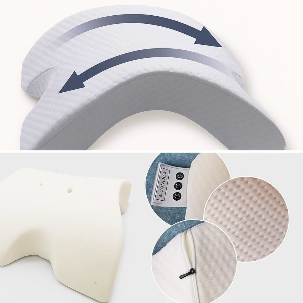 Spine Relief & Posture Alignment – Contour Memory Foam – Pain-Free Deep Sleep Support