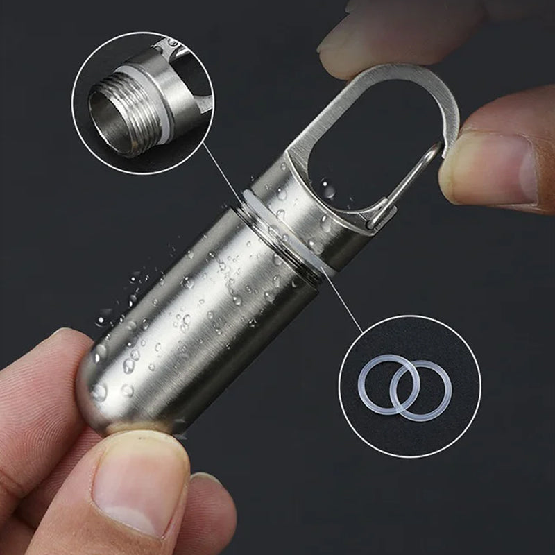 Portable Medication Box made of Stainless Steel