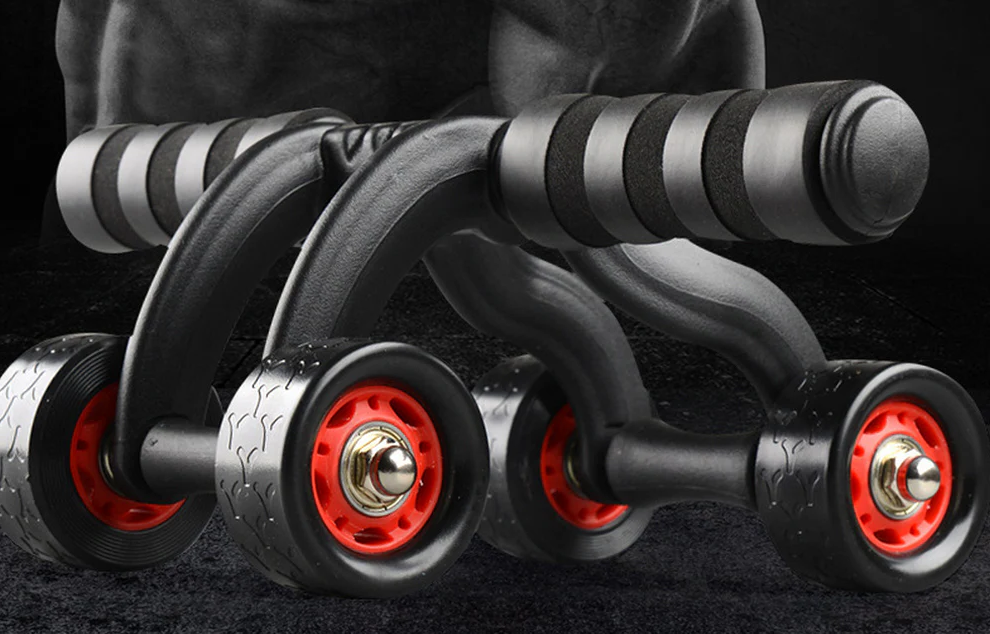 Triple Abdominal Roller Workout