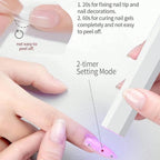 Rechargeable UV Nail Lamp with Portable Holder