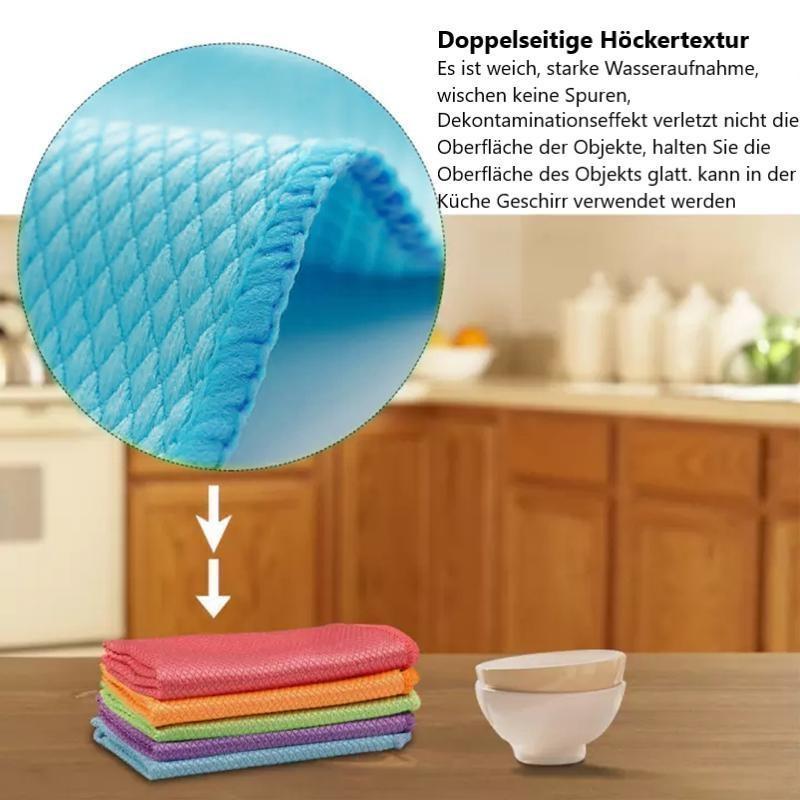 Nano Stripe-Free Miracle Cleaning Cloths (reusable) 5 pcs