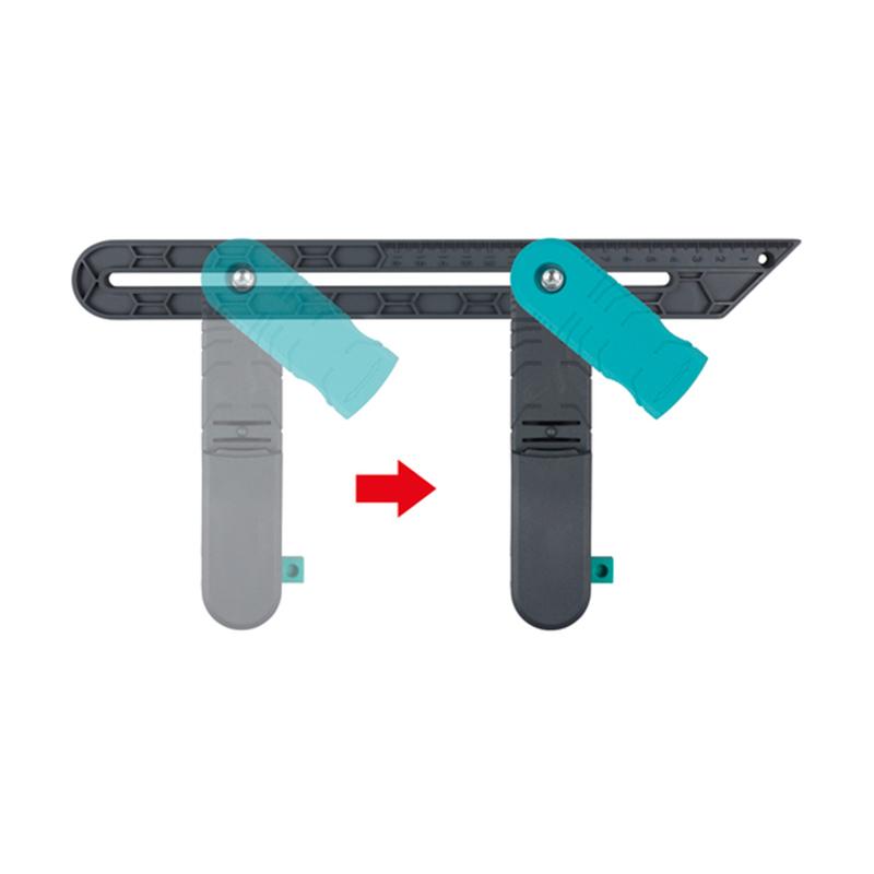 Lock corner measuring tool