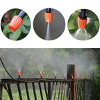 Single port adjustable spray nozzle