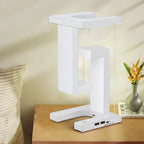 Futuristic table lamp with hovering technology