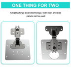 Hinge plate repair piece
