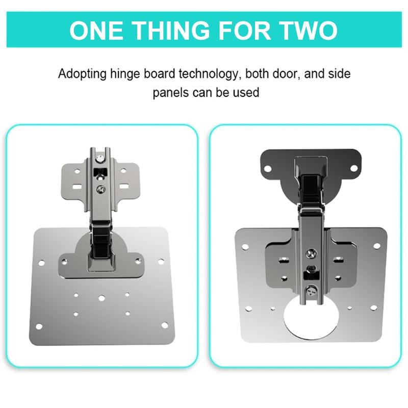 Hinge plate repair piece