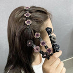 Three Flowers Side Hair Clip