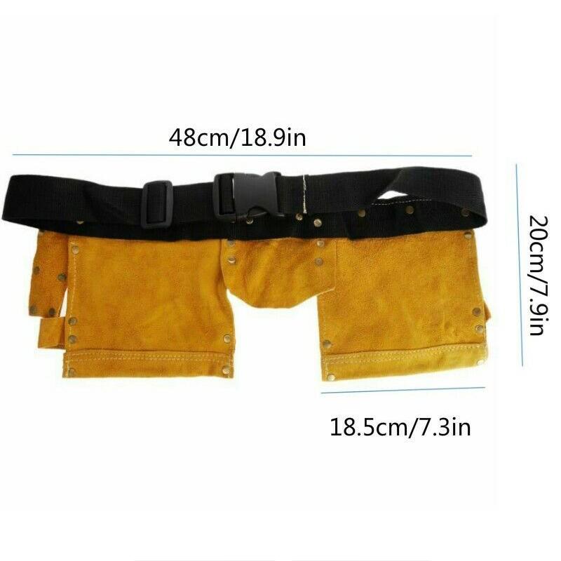 Tool bag with adjustable waist belt - Tool belt for men