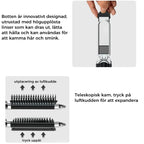 MirrorFlex Travel Mirror Hair Brush | Foldable & Compact | Practical Styling on the Go