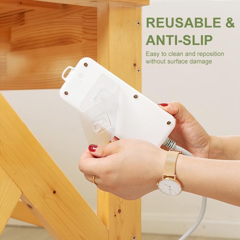 Double-sided adhesive hooks for the wall (5/10/20 sets)