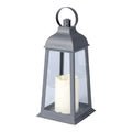 LED lantern set – 2 pieces with realistic candle flicker for indoor and outdoor
