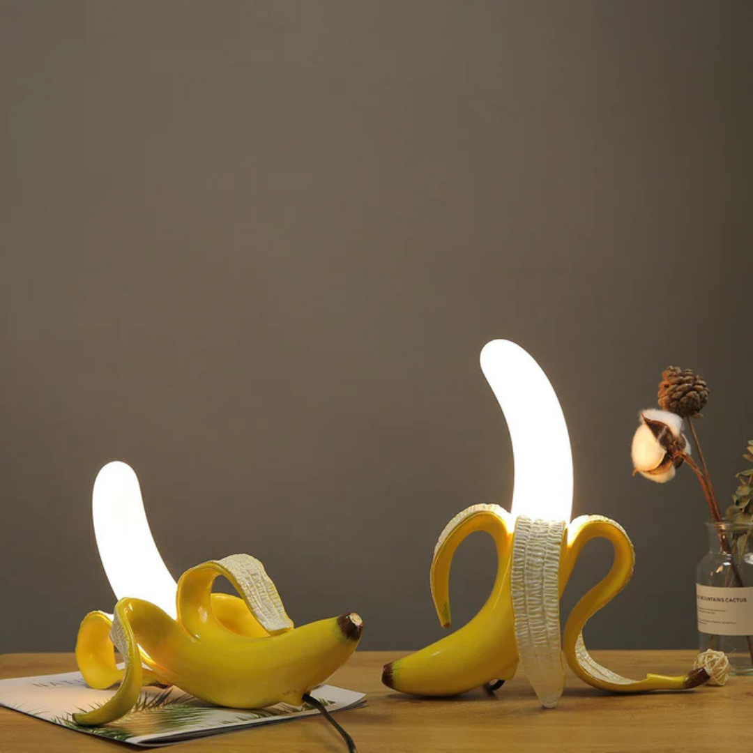 Golden Banana LED Table Lamp