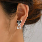 Cute kitten earrings