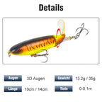 Fishing bait with propeller tractor