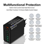 8 in 1 waterproof port USB fast charger