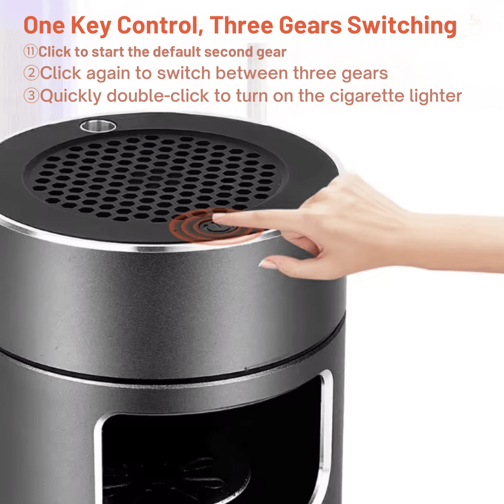 Portable Smokeless Ashtray with HEPA Filter & USB Battery