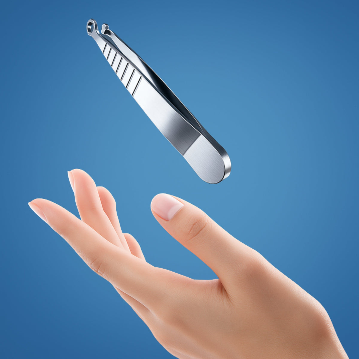 Safe Round Tip Design – Stainless Steel – Precise Grooming for Nose & Face