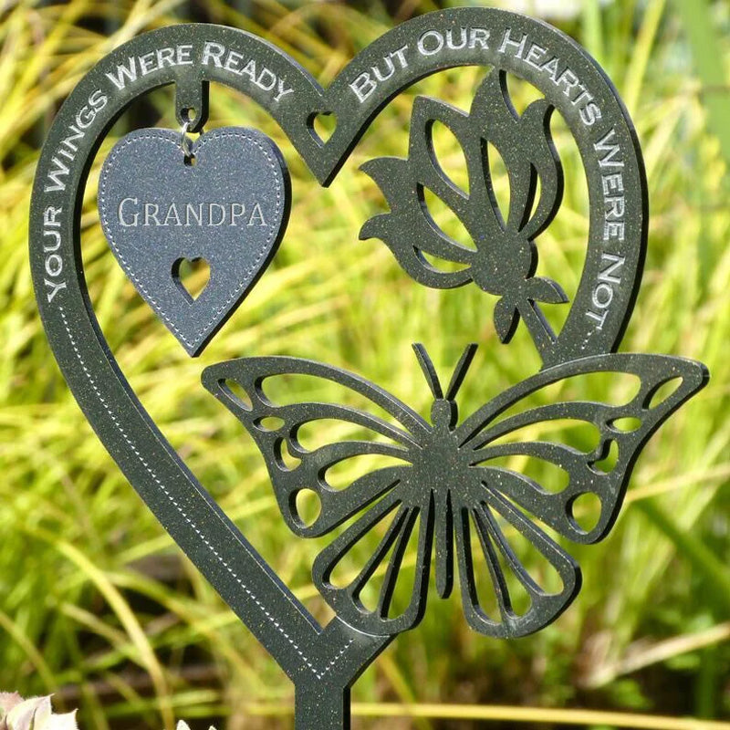 Memorial Gift Butterfly Ornament - Garden Memorial Plaque