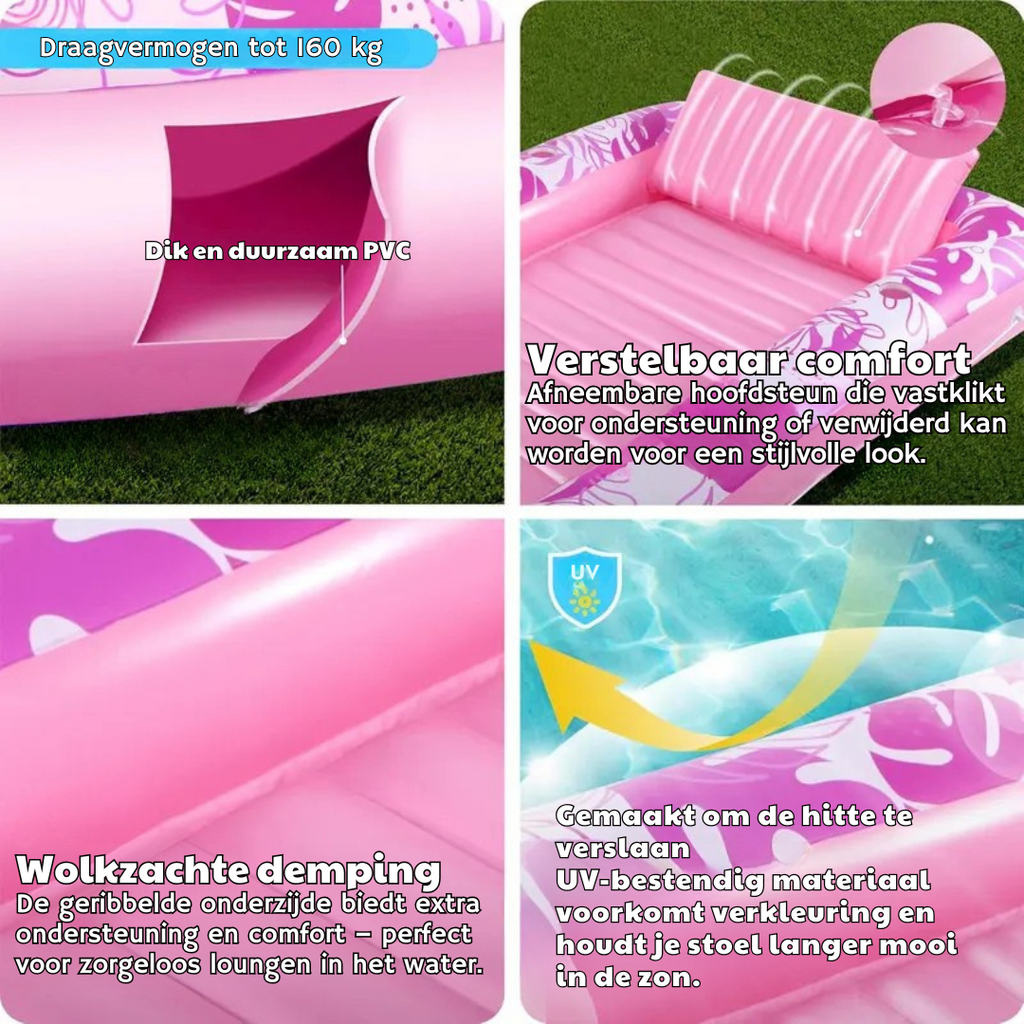 SunLounge Inflatable Sun Pool – Comfortable Lounger for Garden or Balcony