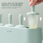 Silicone Popsicle Ice Cream Mold Set