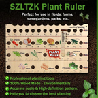 Wood Plant Ruler – Multifunctional Seed Measuring Tool for Garden