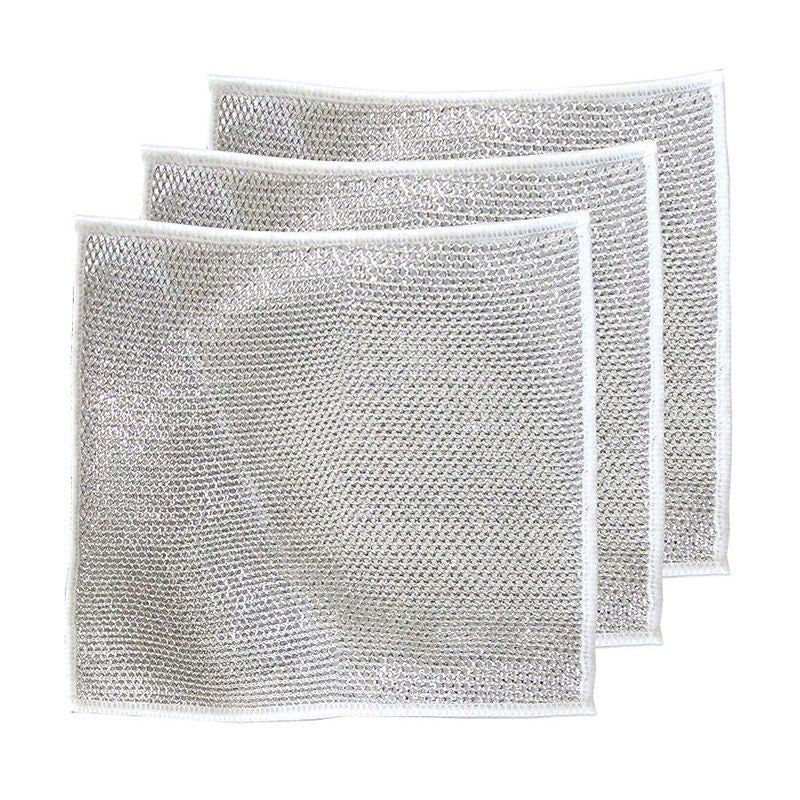 Multifunctional scratch-free wire dishcloth