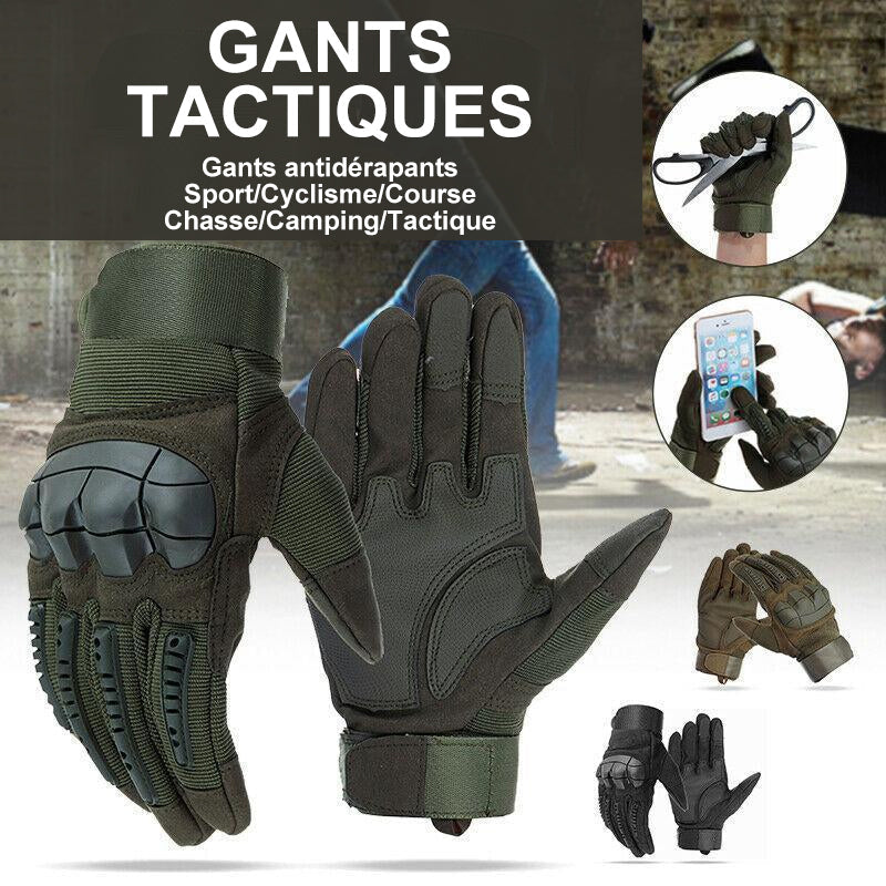 Military tactical gloves with full fingers