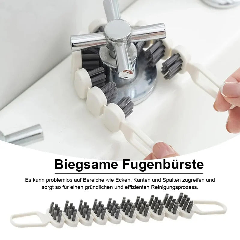 Flexible multifunctional cleaning brush