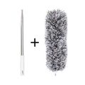 Extendable washable curved microfiber duster