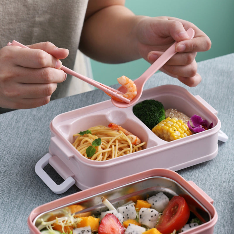 Portable Three Stackable Lunchbox