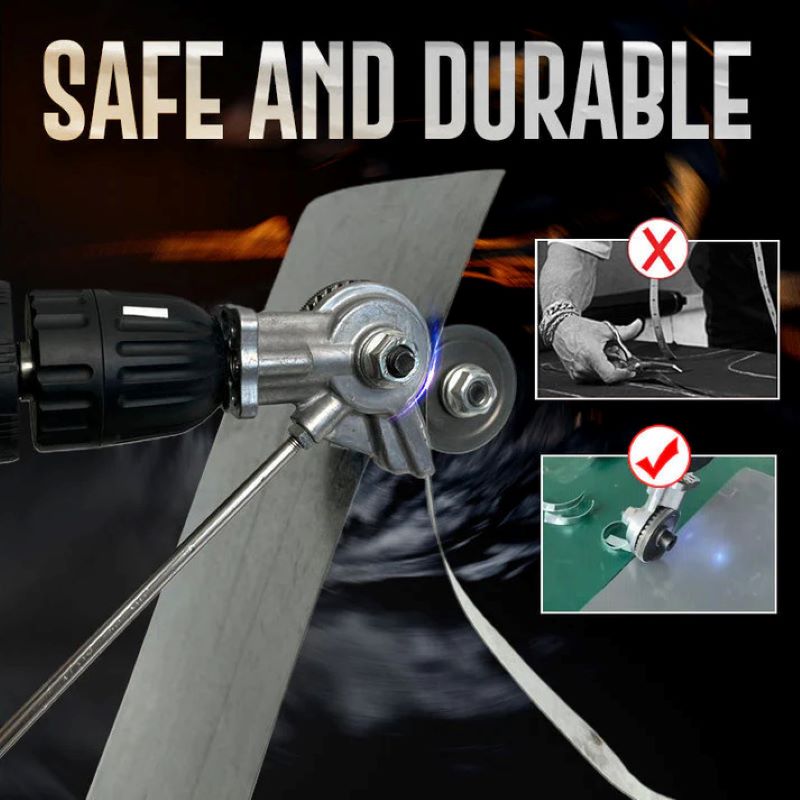 Electric drill plate cutting machine