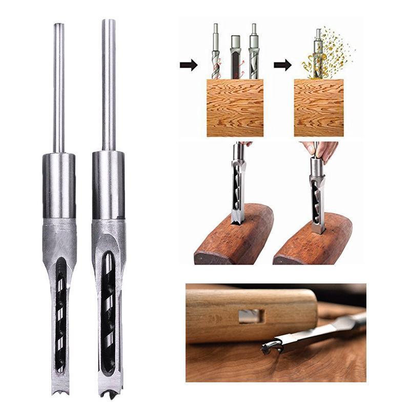 Hollow chisel chiseling machine tool