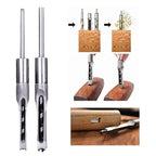 Hollow chisel chiseling machine tool
