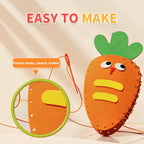 Beautiful sewing kit for children to make themselves