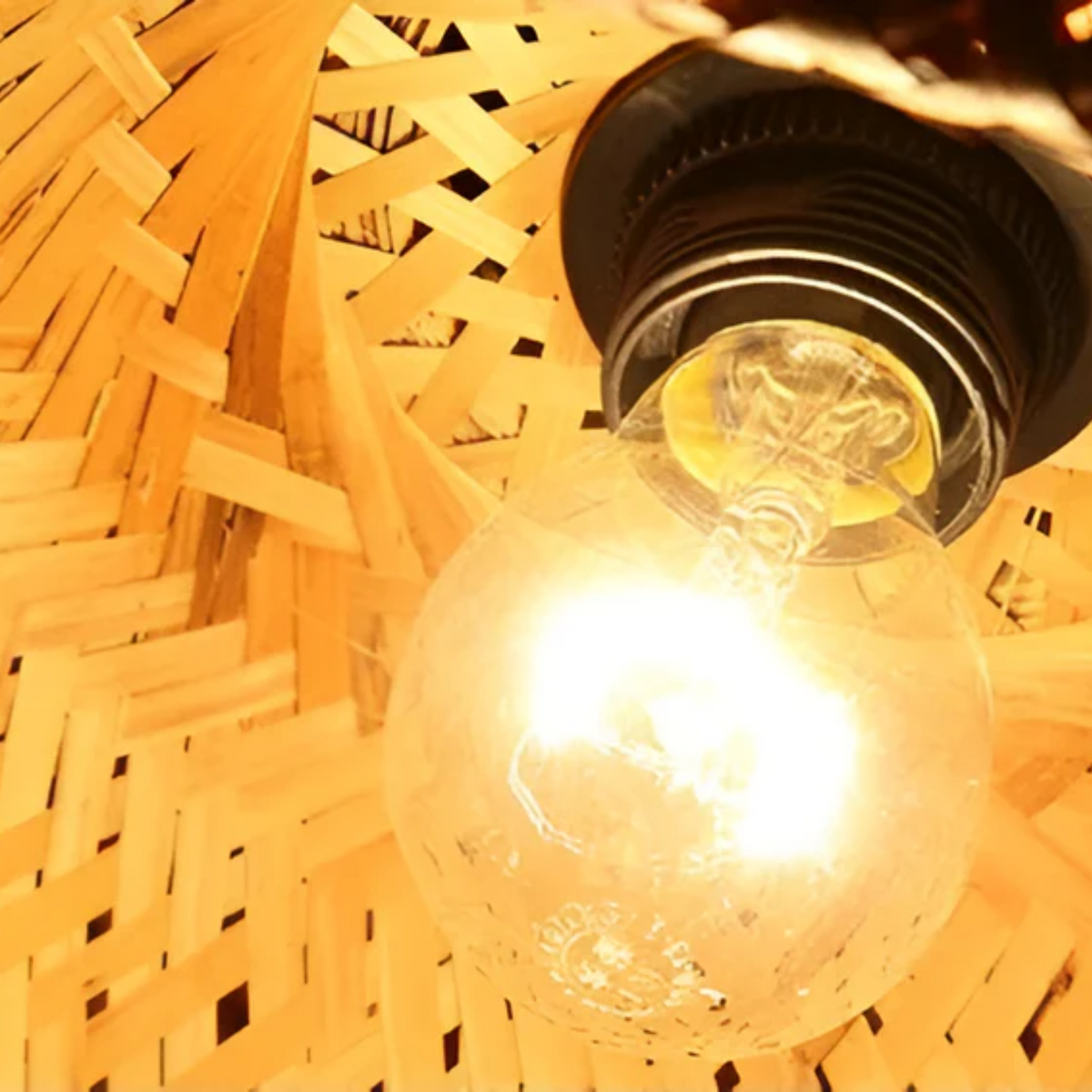 Aesthetic Wicker Pendant Lamp