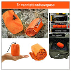 Waterproof sleeping bag for emergencies