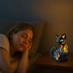 Lumikat Handmade Glowing Cat Lamp – Ambient Lighting and Gift