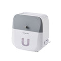Waterproof & Punch-free Toilet Paper Storage Box & Shelf with Double-layer Design, Strong Bearing Capacity, One-click Opening and Hook