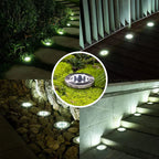 Solar Ground Lights – Weatherproof Outdoor LED Pathway Lighting Powered