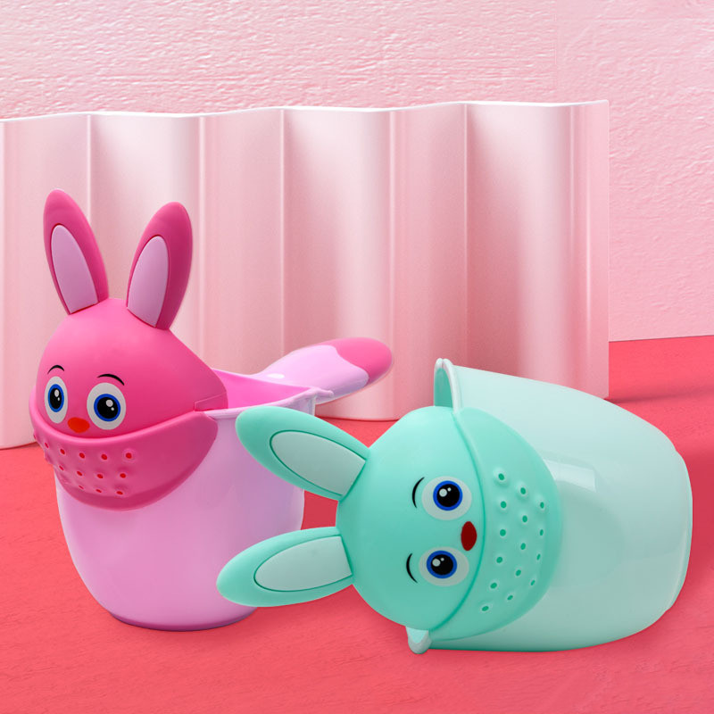Kids Shampoo Rinse Cup – Bunny Shampoo Head Washer for Kids