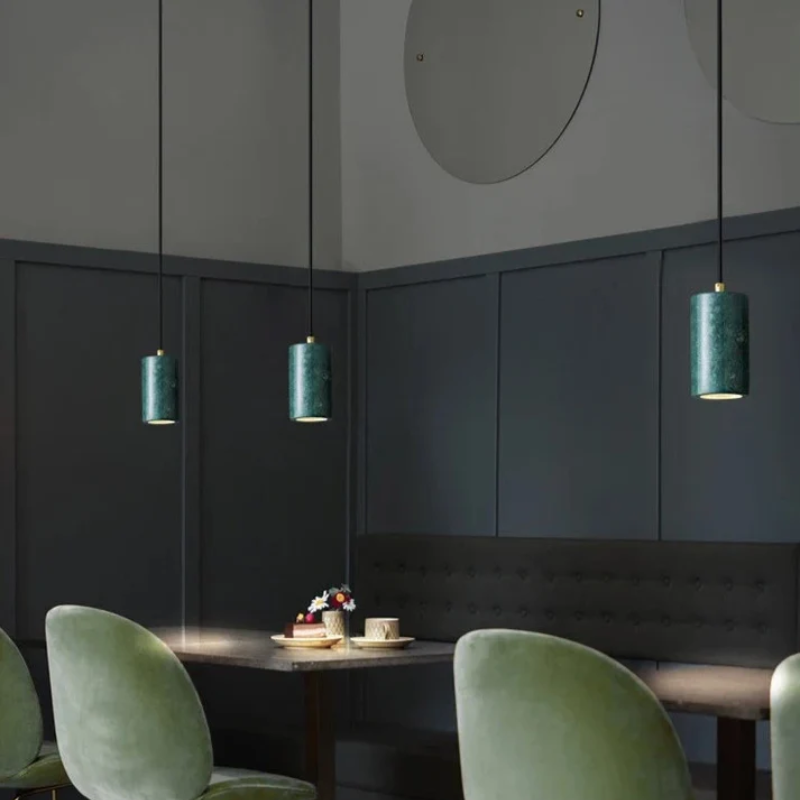 Minimalistic Marble LED Pendant Light