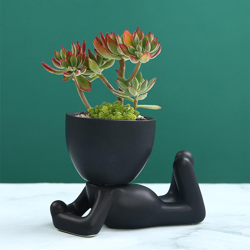 Ceramic Figure Pots Ornament